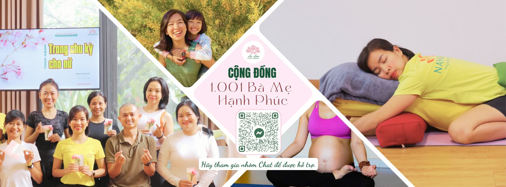 Cộng đồng 1001 Bà Mẹ Hạnh Phúc — nhóm hỗ trợ sức khỏe nữ giới của Coach La Lan